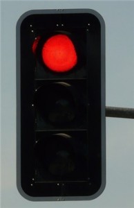 Rote Ampel überfahren